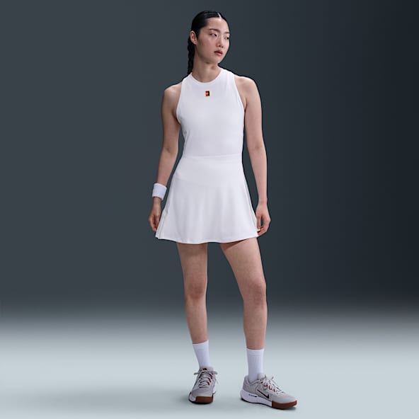 ★SCULPTOR★ Shirring Tennis Dress Dirty White SC25S271WH Trendsetting Effect Ruffled Denim Skater Dress | Windsor
